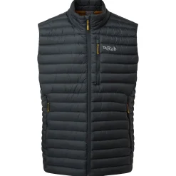 RAB Veste<Mens Microlight Vest Sort (BELUGA)