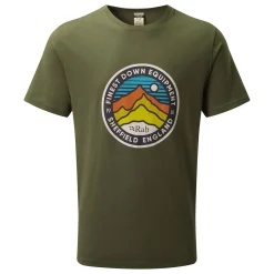 RAB T-Shirts<Mens Stance 3 Peaks Tee Grøn (ARMY)