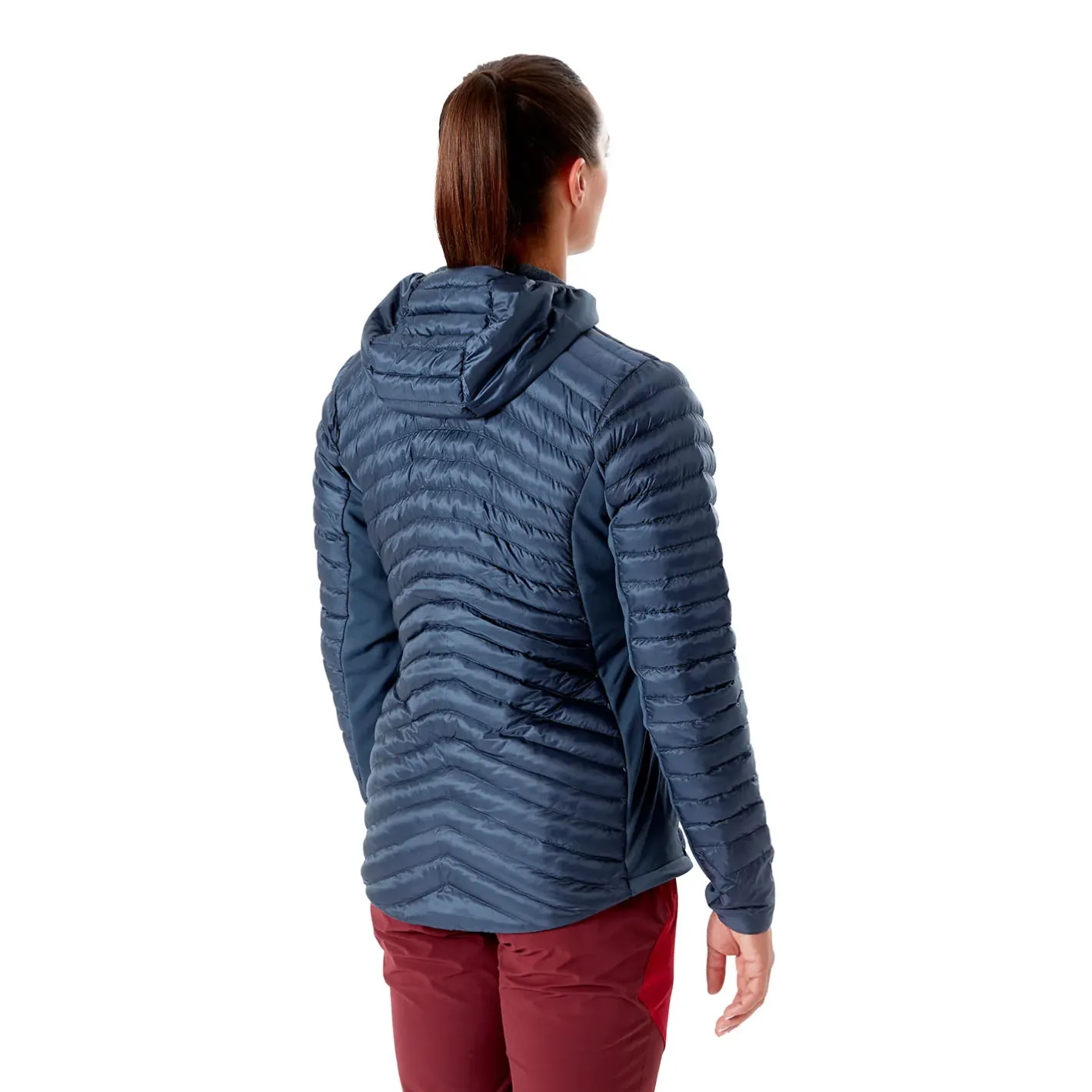 Et Grønnere Valg Varme Jakker<RAB Womens Cirrus Flex 2.0 Hoody Grå (STEEL)