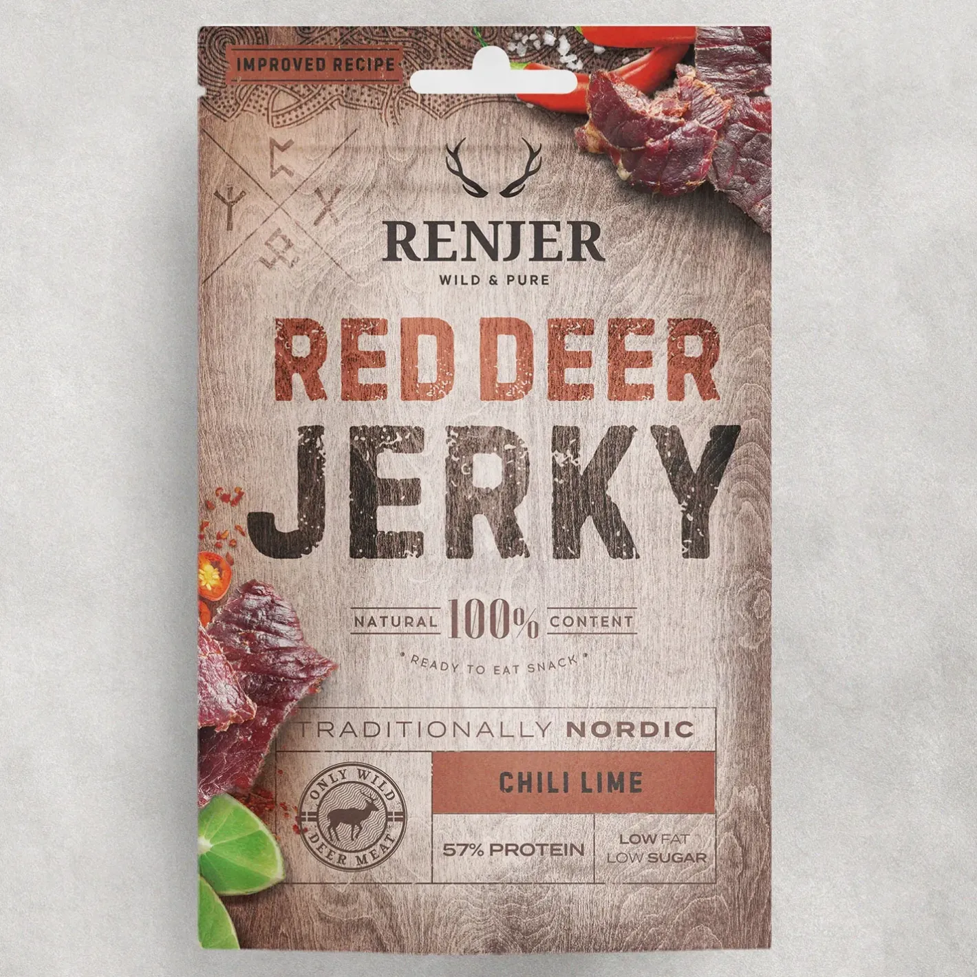 Renjer Mad<Nordic Red Deer Jerky Chili & Lime