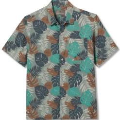 Et Grønnere Valg Skjorter<Royal Robbins Mens Comino Leaf S/S