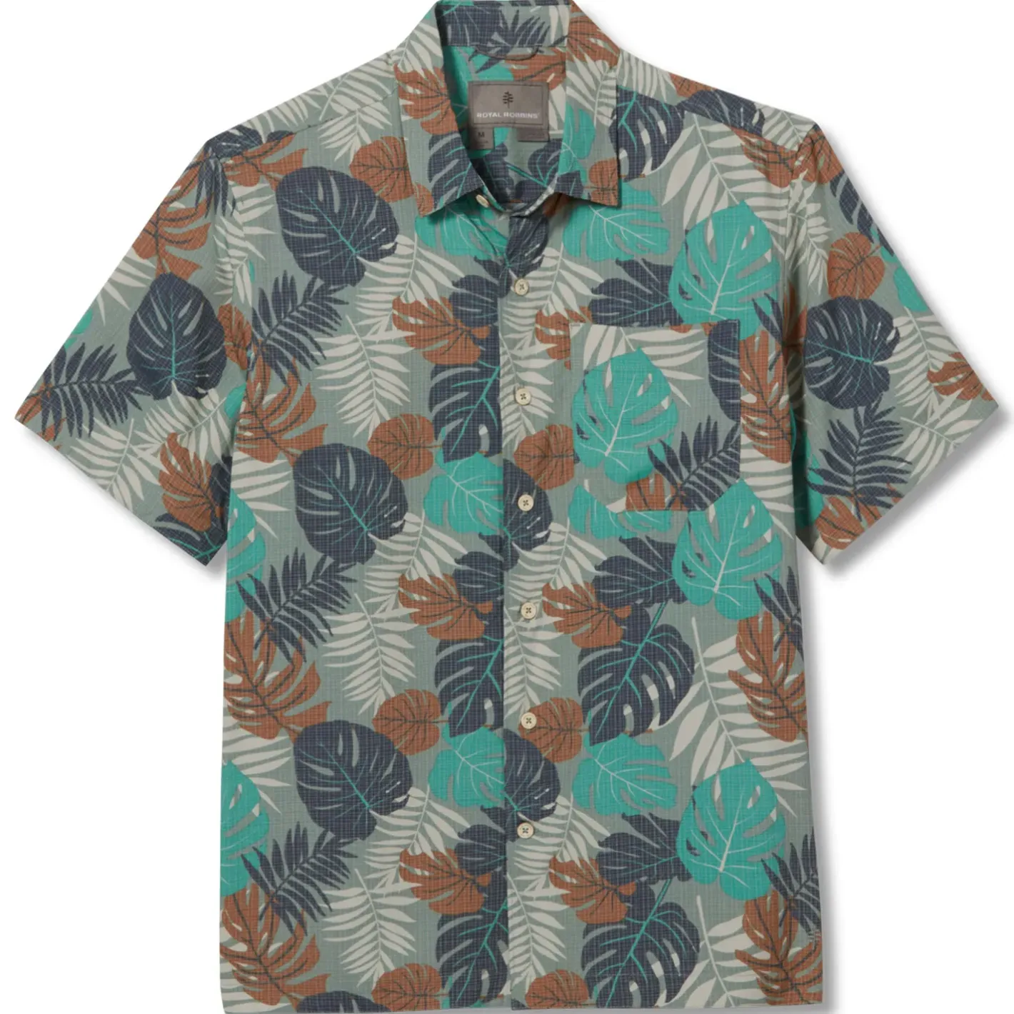 Et Grønnere Valg Skjorter<Royal Robbins Mens Comino Leaf S/S