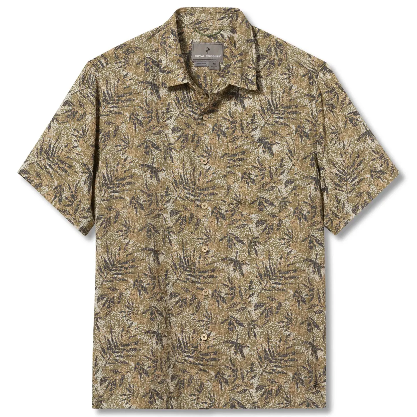 Et Grønnere Valg Skjorter<Royal Robbins Mens Comino Leaf S/S