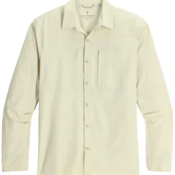 Et Grønnere Valg Skjorter<Royal Robbins Mens Expedition III L/S Beige (SANDSTONE)