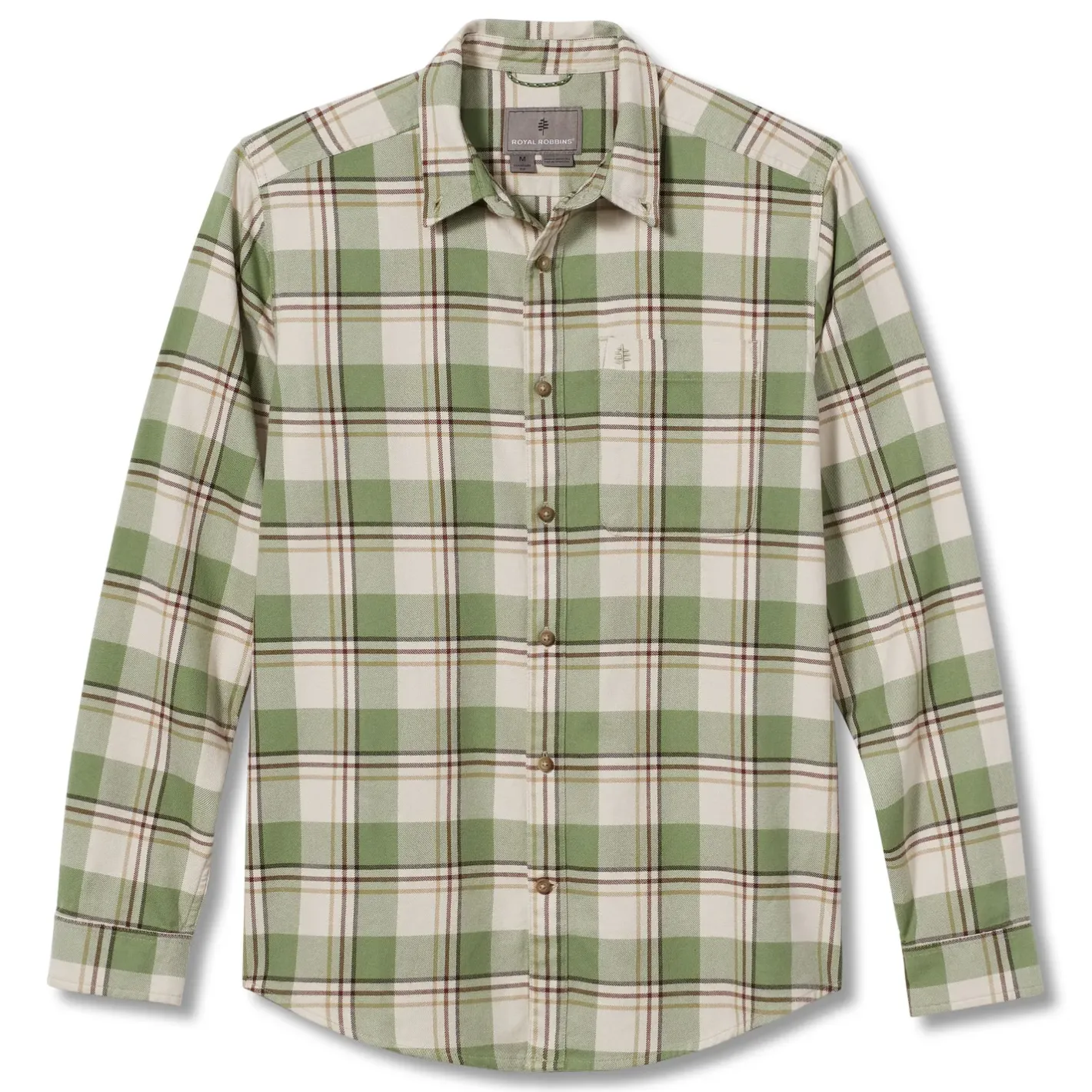 Et Grønnere Valg Skjorter<Royal Robbins Mens Lieback Organic Cotton Flannel L/S