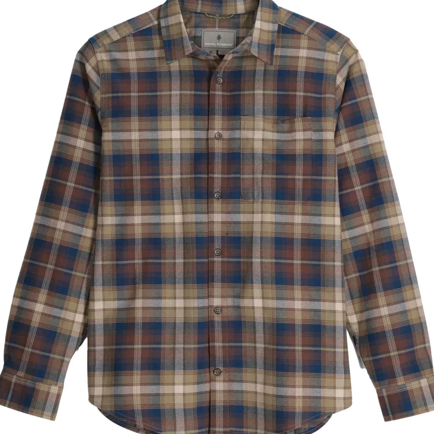 Et Grønnere Valg Skjorter<Royal Robbins Mens Lieback Organic Cotton Flannel L/S