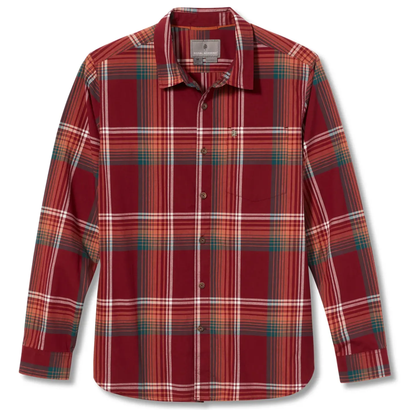 Et Grønnere Valg Skjorter<Royal Robbins Mens Trouvaille Organic Cotton Plaid L/S