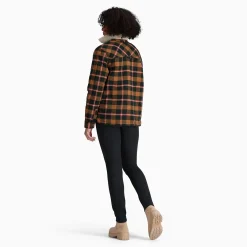 Et Grønnere Valg Skjorter<Royal Robbins Womens Snowcap Lined Flannel L/S Grøn (PINE GROVE PINECREST PLD)