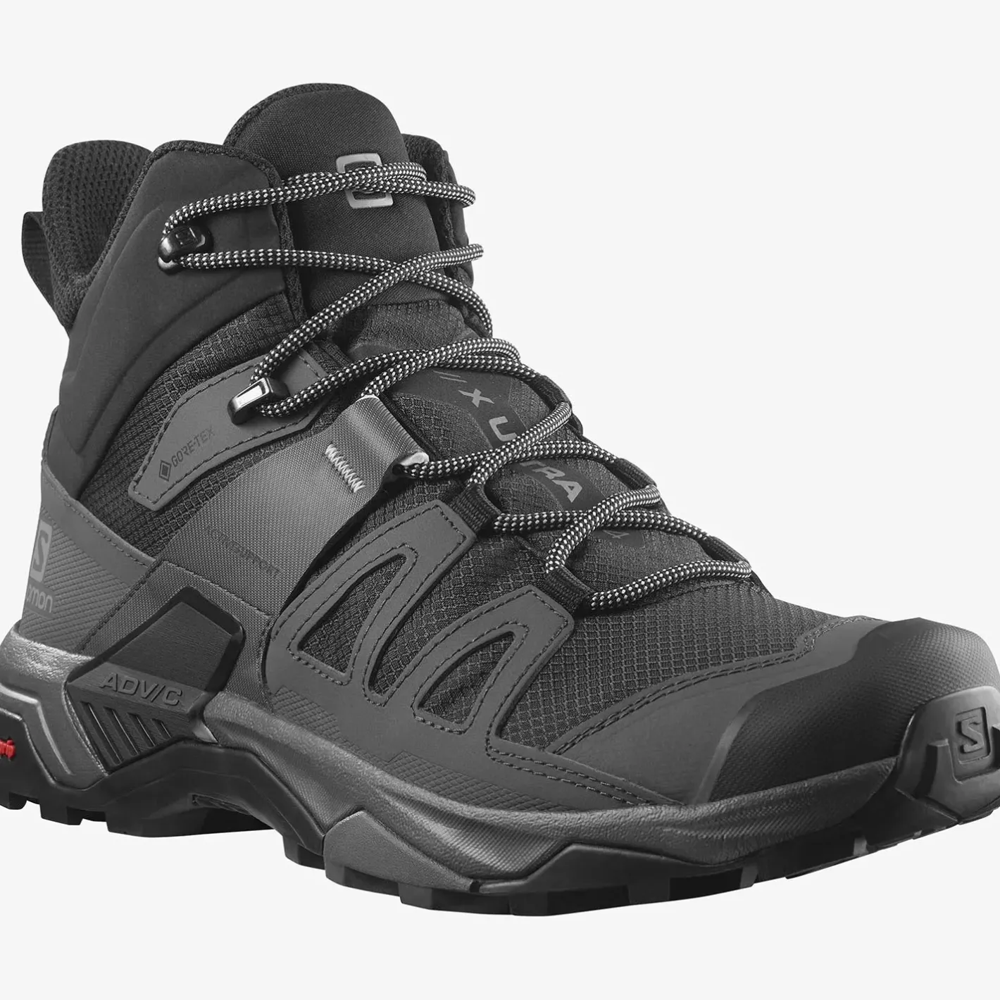 Salomon Vandrestøvler|Vandrestøvler<Mens X Ultra 4 Mid GTX Sort (BLACK/MAGNET/PEARL BLUE)