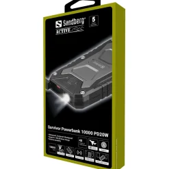 Sandberg Powerbanks Og Solceller<Survivor Powerbank 10000 mAh PD20W