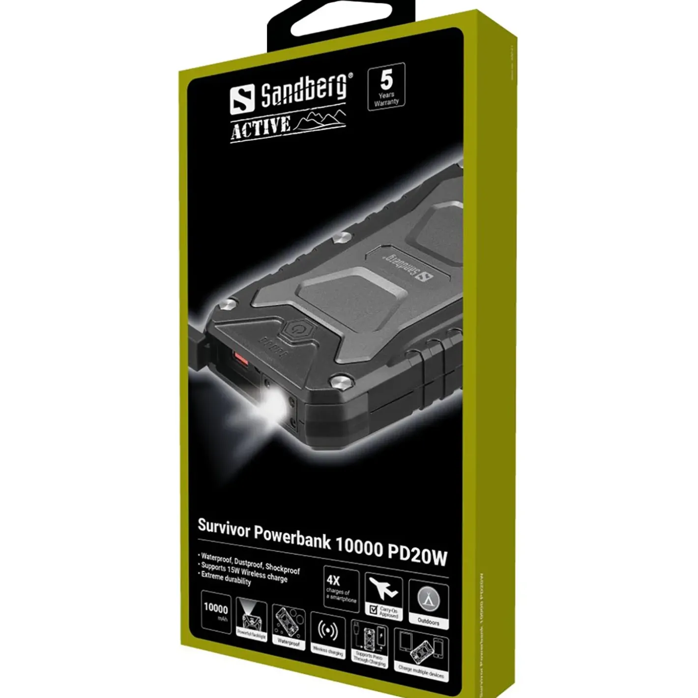 Sandberg Powerbanks Og Solceller<Survivor Powerbank 10000 mAh PD20W
