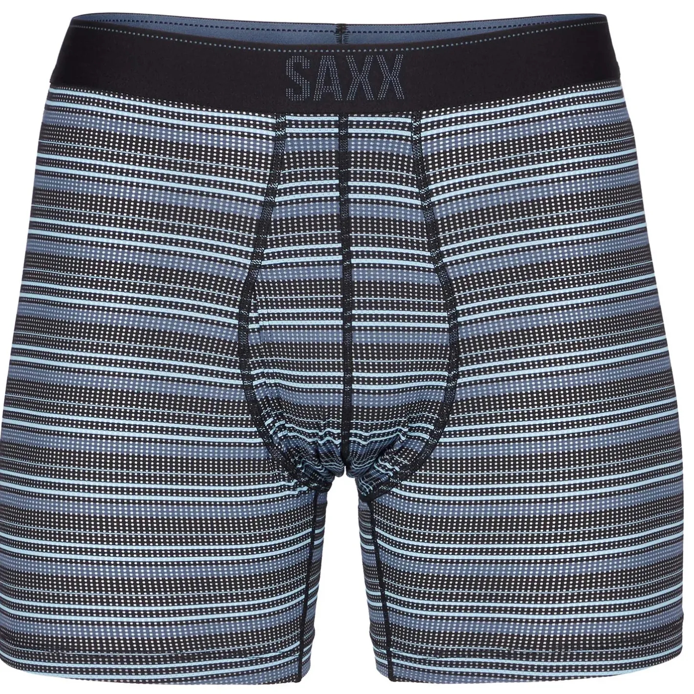 SAXX Uldunderdele<Mens Quest Qdm Boxer Brief Fly 2pk Grå (SUNRISE STRIPE/BLACK II)
