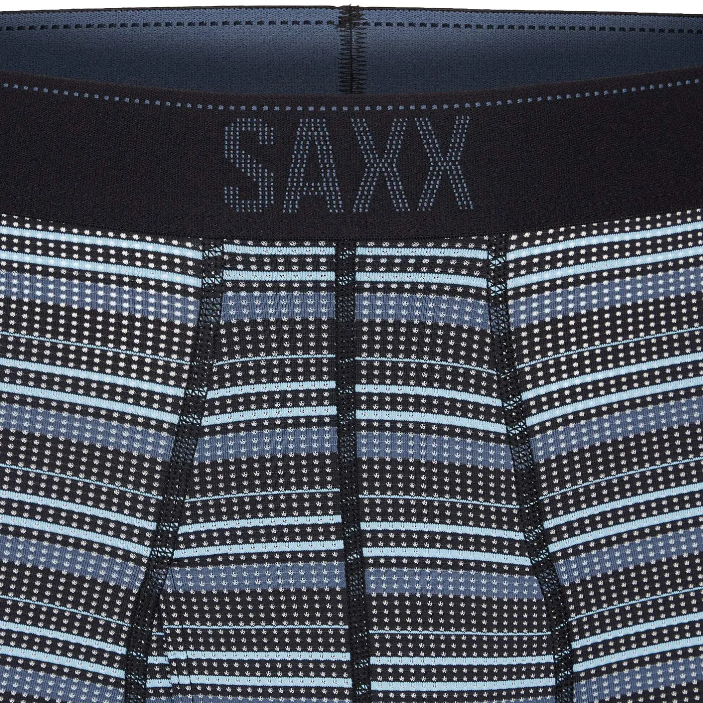 SAXX Uldunderdele<Mens Quest Qdm Boxer Brief Fly 2pk Grå (SUNRISE STRIPE/BLACK II)