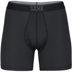 SAXX Uldunderdele<Mens Quest Qdm Boxer Brief Fly 2pk Grå (SUNRISE STRIPE/BLACK II)