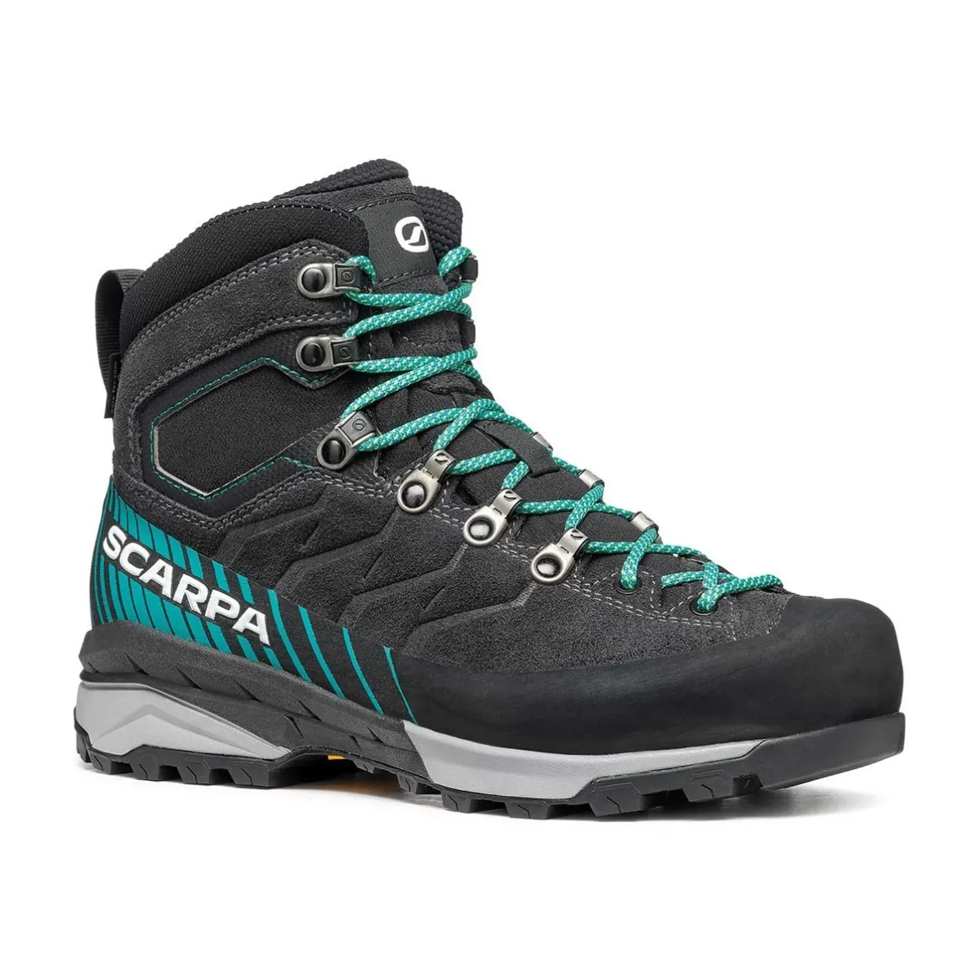 Scarpa Vandrestøvler|Vandrestøvler<Womens Mescalito Trk GTX Grå (DARK ANTHRACITE/TROPICAL GREEN)
