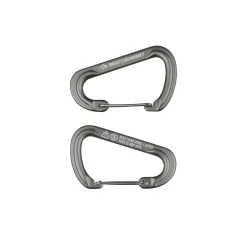 Sea to Summit Tilbehør Til Rejseudstyr<Accessory Carabiner Large 2pak Grå (TITANIUM GREY)