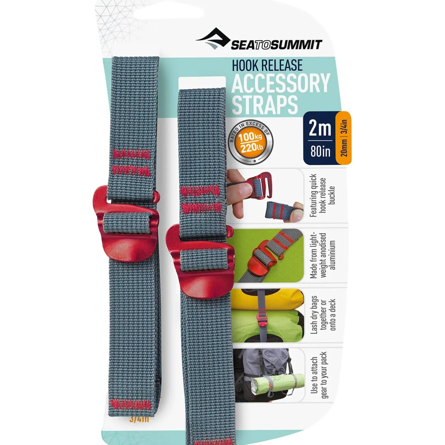 Sea to Summit Tilbehør Til Rygsække<Accessory Hook Strap