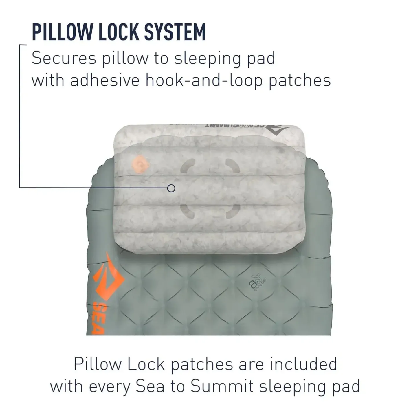 Sea to Summit Hovedpuder<Aeros Down Pillow Large Grå (GREY)