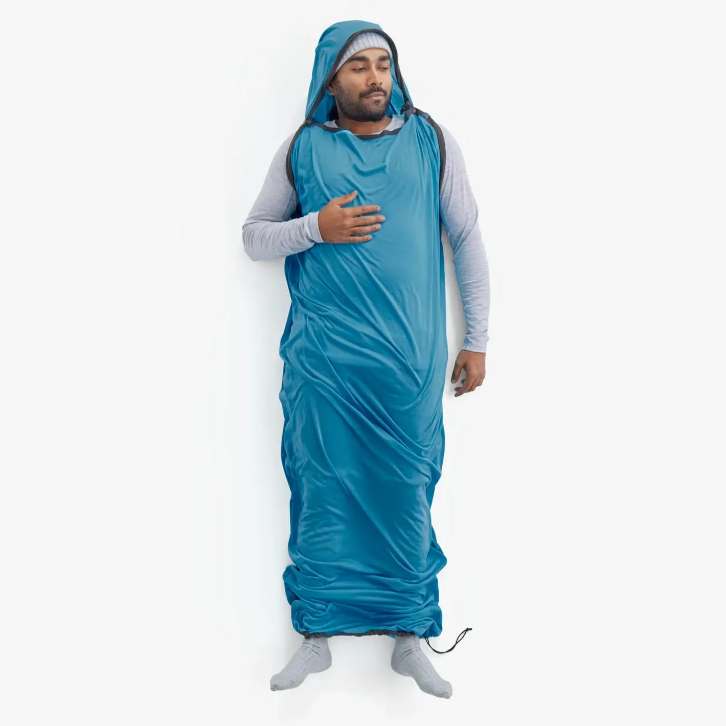 Sea to Summit Lagenposer<Breeze Mummy Liner W/Drawcord Compact