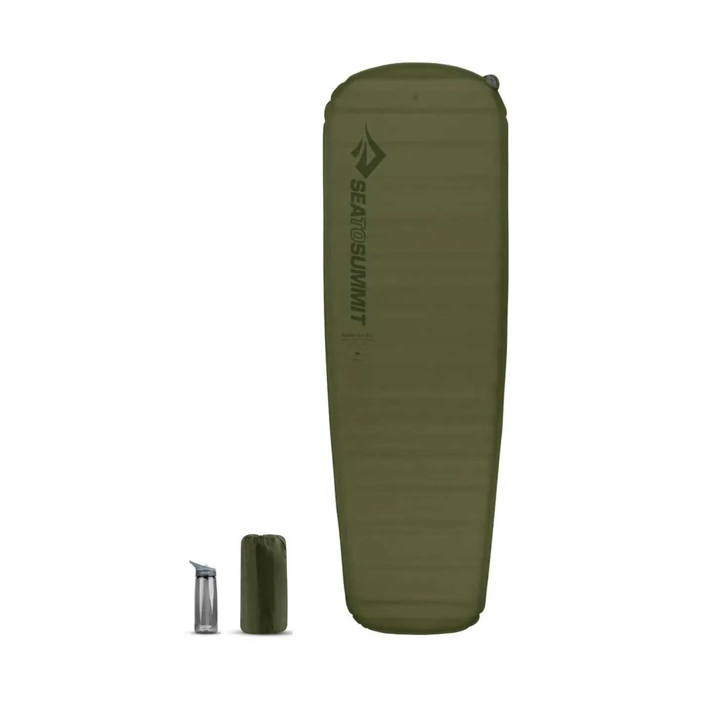 Sea to Summit Oppustelige Liggeunderlag<Camp Plus Self Infalting Large Grøn (MOSS GREEN)