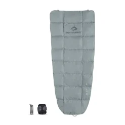 Sea to Summit Lagenposer<Cinder Cd1 Integrated Down Quilt Large Grå (PALE GREY/DARK GREY)
