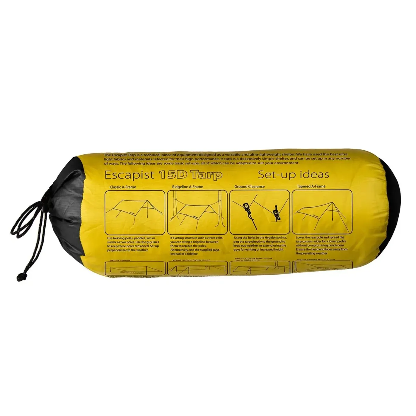 Sea to Summit Tarps<Escapist 15d Tarp Medium 2m X 2,6m Grøn (LIME)