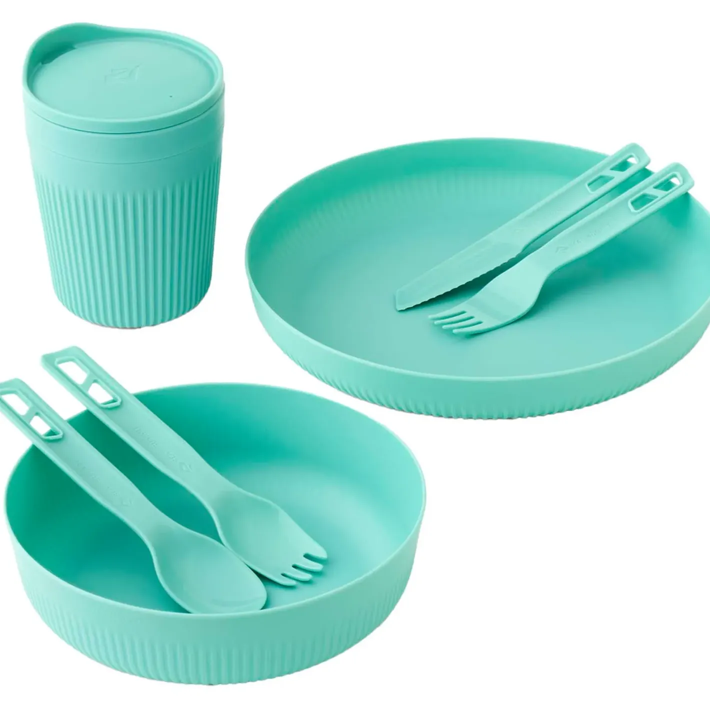 Sea to Summit Bestik, Tallerkener Og Kopper<Passage Dinnerware Set 1 Pers (7 Pcs) Blå (AQUA SEA BLUE)