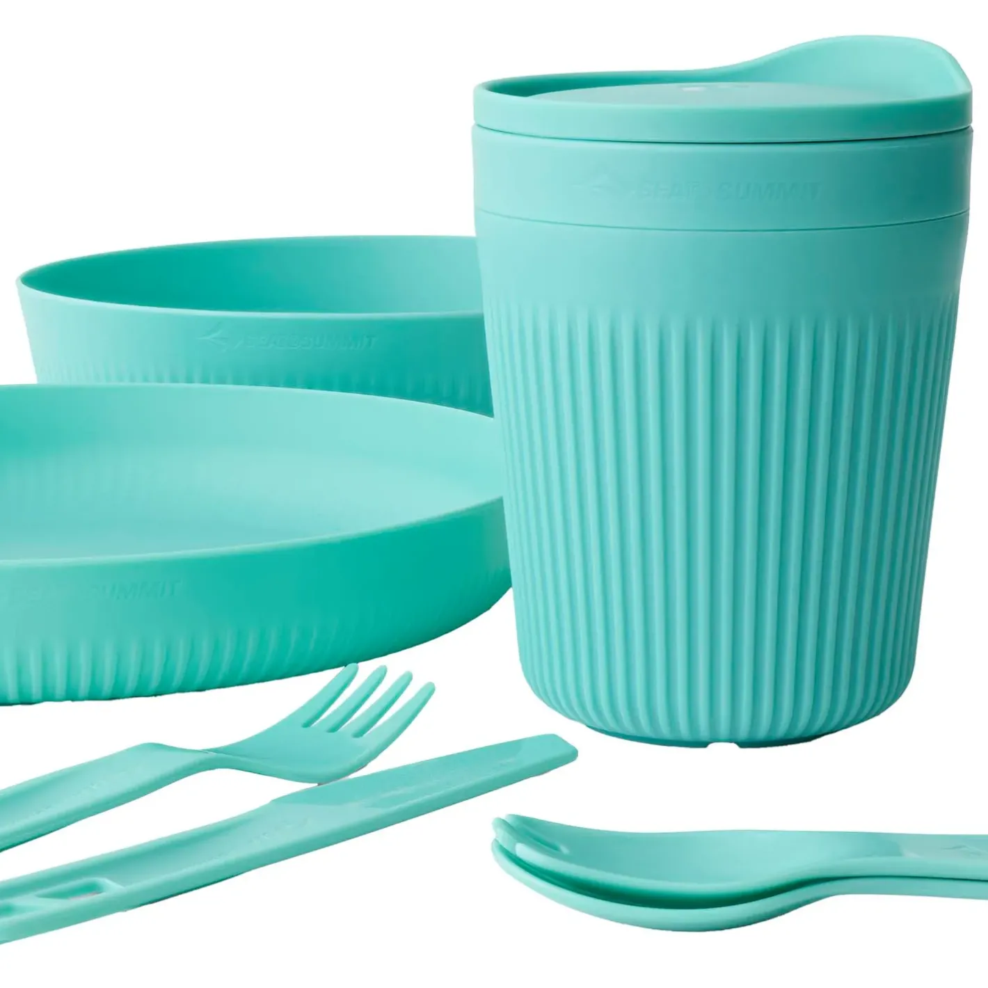 Sea to Summit Bestik, Tallerkener Og Kopper<Passage Dinnerware Set 1 Pers (7 Pcs) Blå (AQUA SEA BLUE)