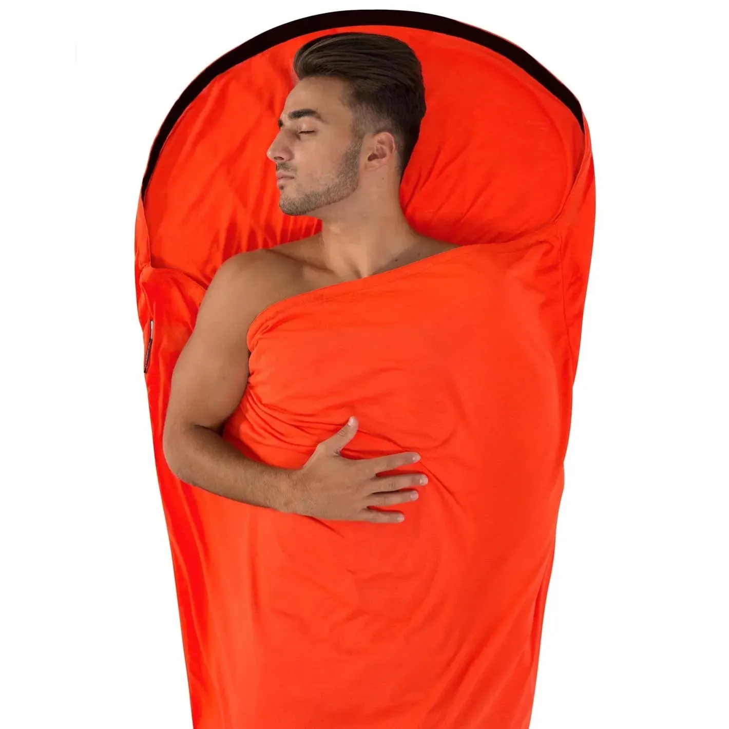 Sea to Summit Lagenposer<Reactor Extr Long Thermolite Mummy Liner Orange (ORANGE SACK/RED LINER)