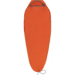 Sea to Summit Lagenposer<Reactor Fleece Liner Mummy W/Drawcord Rød (PICANTE RED)