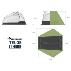 Sea to Summit 2 Personers Telte<Telos TR2 Plus Grøn (GREEN)