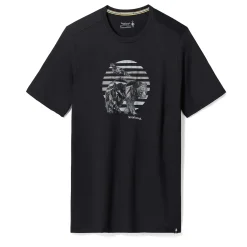 Et Grønnere Valg T-Shirts|T-Shirts<Smartwool Companion Trek Graphic S/S Tee Slim Fit Sort (BLACK)