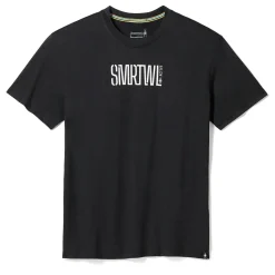 Smartwool T-Shirts<Mens Active Logo Graphic Short S/S Tee Sort (BLACK)