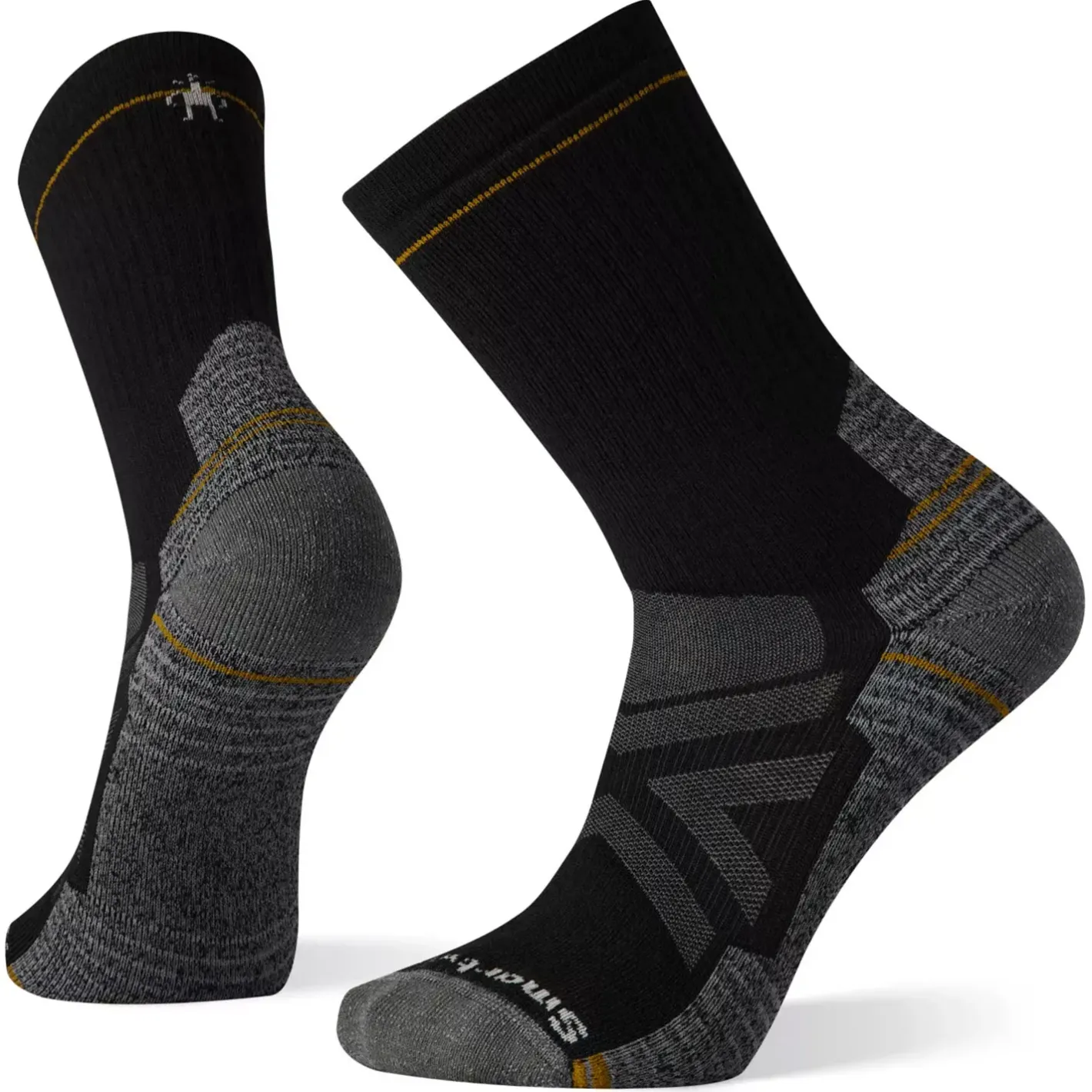 Et Grønnere Valg Tekniske Sokker|Tekniske Sokker<Smartwool Mens Hike Full Cushion Crew Socks Sort (BLACK)