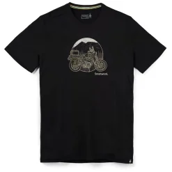Smartwool T-Shirts<Mens Merino Sport 150 Overland Trek SS T Sort (BLACK)