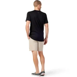 Smartwool T-Shirts<Mens Merino Sport 150 Overland Trek SS T Sort (BLACK)