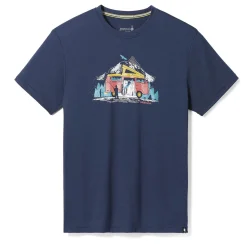 Et Grønnere Valg T-Shirts|T-Shirts<Smartwool River Van Graphic S/S Tee Slim Fit S2023 Blå (DEEP NAVY)