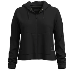 Smartwool Fleece- Og Uldtrøjer<Womens Active Uptempo Full Zip Hoodie Sort (BLACK)