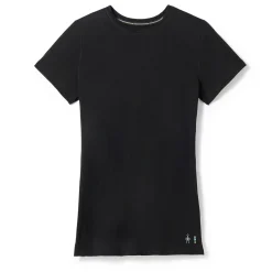 Et Grønnere Valg T-Shirts<Smartwool Womens Merino Short Sleeve Tee Sort (BLACK)