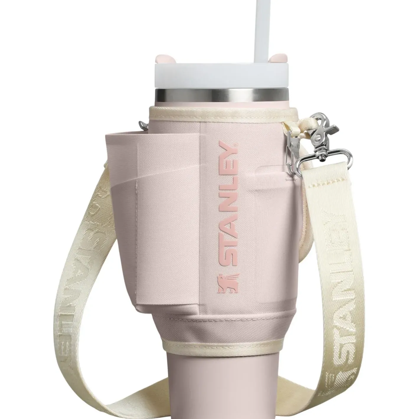 Stanley Drikkeflasker<The All-day Quencher Carry-all 0,89l Lyserød (ROSE QUARTZ)