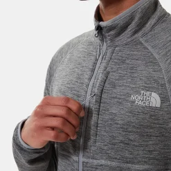 The North Face Sweaters Og Pullovers<Mens Canyonlands 1/2 Zip Grå (TNF MEDIUM GREY HEATHER)