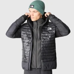 The North Face Varme Jakker<Mens Macugnaga Hybrid Insulation Grå (ASPHALT GREY/TNF BLACK)