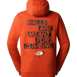 The North Face Sweaters Og Pullovers<Mens Outdoor Graphic Hoodie Light Orange (RUSTED BRONZE)