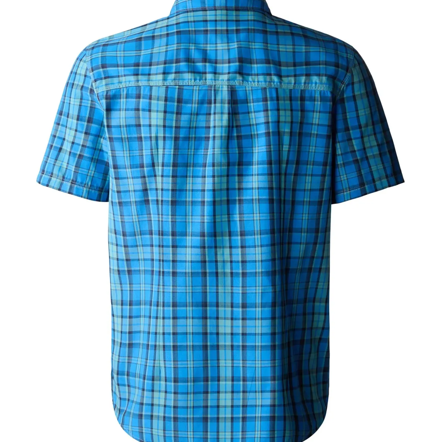 The North Face Skjorter<Mens S/S Pine Knot Shirt Blå (SHADY BLUE PLAID)