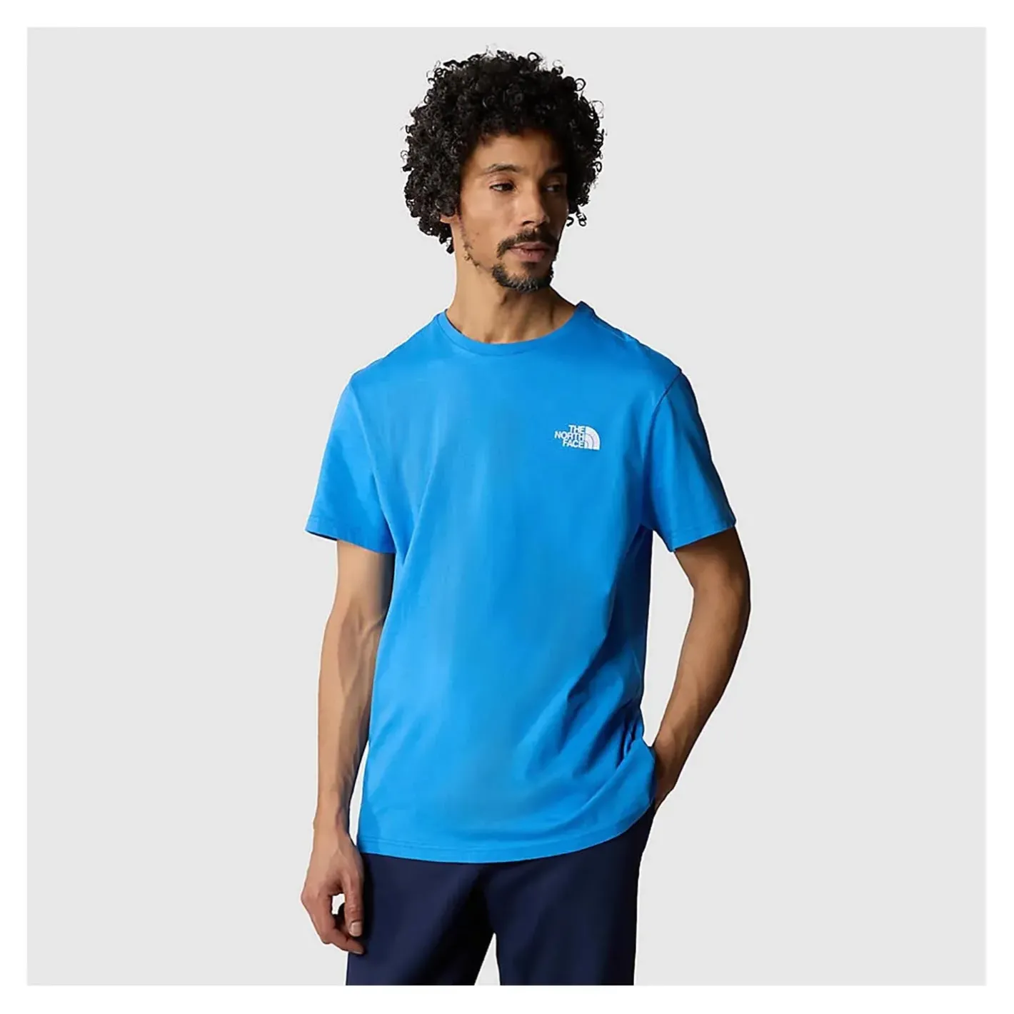 The North Face T-Shirts<Mens S/S Simple Dome Tee F2016 model F2016 mo Blå (SUPER SONIC BLUE)