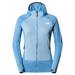 The North Face Sweaters Og Pullovers<Womens Bolt Polartec Hoodie Blå (INDIGO STONE/STEEL BLUE)