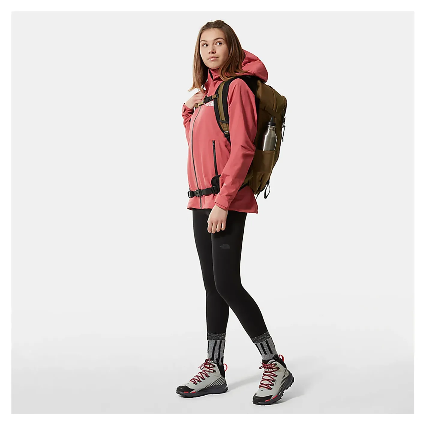 The North Face Vandtætte Jakker<Womens Circ 2.5l Jacket Lyserød (SLATE ROSE)