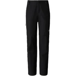 The North Face Zip-Off Bukser<Womens Exploration Conv Reg Straight Pant F2022 Sort (TNF BLACK)