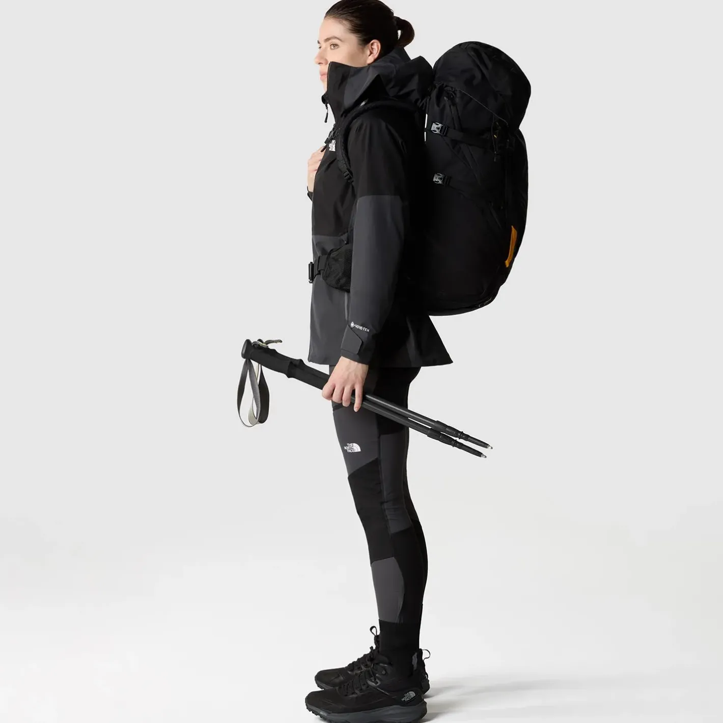 The North Face Vandtætte Jakker<Womens Jazzi GTX Jacket Grå (ASPHALT GREY/TNF BLACK)