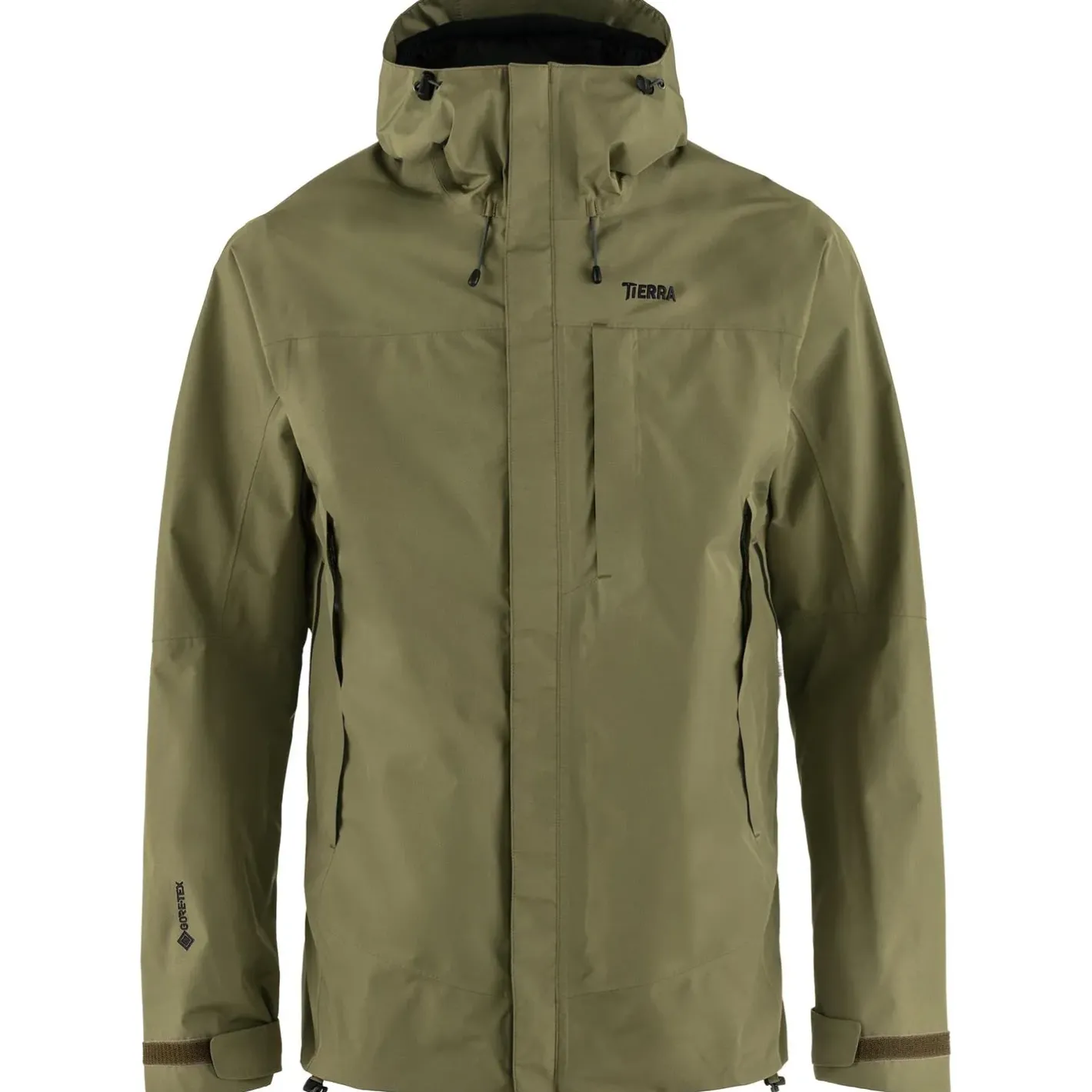 Et Grønnere Valg Vandtætte Jakker<Tierra Mens Aktse Jacket Grøn (FALL GREEN)